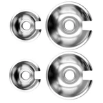 715877 715878 4 Piece Electric Range Chrome Drip Pan. Fixed Price $26.88.