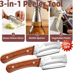 3 1 Multi-functional Vegetable Peeler For Kitchen Stainless Steel. Fixed Price $36.96.