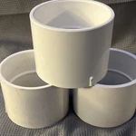 Genova 4" Pvc Coupling 70140 Dwv Pipe Joiner Hub X Made Usa 3-PACK. Fixed Price $10.50.