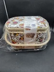 New Michley Sewing Basket W/41-PIECE Kit & Storage Tray Included Owl Theme. Fixed Price $36.00.