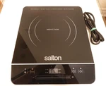 Salton ID1553 1800W Glass Induction Cooktop Stove Burner - Black. Fixed Price $54.98.