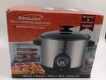 Brentwood 20 Cup Multi-function Deep Fryer Cooker Stew Boil Steam DF-706 Silver. Fixed Price $29.87.