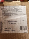 Oem Maytag Whirlpool Washer Tub Ring W10849477 MVWC565FW1 Gray. Fixed Price $69.00.