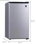 Mini Fridge And Freezer Stainless Steel. Fixed Price $259.00.