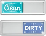 Green & Blue Clean Dirty Magnet For Dishwasher, Refrigerator, Kitchen Signs. Fixed Price $8.27.