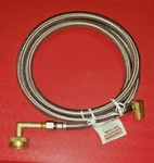 Certified DW72SSBL 6FT Braided Stainless Steel Dishwasher Connector Brass Elbow. Fixed Price $22.49.