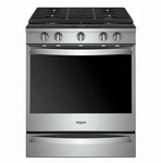 Whirlpool 30" Slide-in 5.8 Cu. Ft. Gas Smart Range WEG750H0HZ. Fixed Price $1499.99.