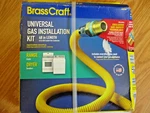Brasscraft PSC1106 Universal Gas Installation Kit 48 Range Dryer Hose New. Fixed Price $9.95.