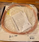 Supco, BC1, Refrigeration System Cap Tubing, 081"OD X .031"ID 100', Very Long. Fixed Price $95.78.