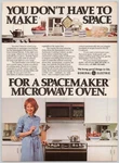 Spacemaker Microwave Oven Electric Cookbook 1981 Vintage Print Ad. Fixed Price $12.85.
