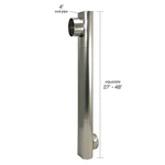 Deflecto 27 In. 48 Skinny Duct Telescoping Aluminum Dryer Vent G187. Fixed Price $14.99.