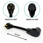 New Female 14-50R 4-PRONG Receptacle Old 10-50P 3-PIN Plug Stove Adapter. Fixed Price $59.95.