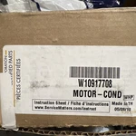W10917708 Whirlpool Condenser Fan! New. Fixed Price $35.00.