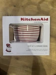 Kitchenaid 5-QUART Ceramic Red White Bowl For 4.5 & 5-QT Tilt-head Stand Mixe.... Fixed Price $95.00.