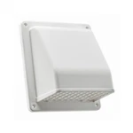 Lambro 351W 6 In. Exhaust Wall Hood Or Fresh Air Intake Vent, Spring Loaded. Fixed Price $48.23.