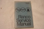 Ranco Service Manual No. 1058 Dated 1966 9TH Edition. Fixed Price $5.99.