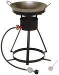 New King Kooker 24WC Heavy Duty 24" Outdoor Propane Cooker W/ 18" Steel Wok. Fixed Price $144.90.