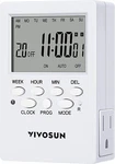 Vivosun 7 Day Timer Digital Programmable Electric Dual Outlet Switch. Fixed Price $20.79.