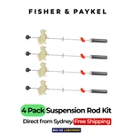 Suspension Rod Kit Fits Fisher&paykel 8.5KG Washsmart WA8560G1 Free Post. Fixed Price $72.54.