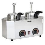 Paragon Pro Deluxe Dual Warmer Dispenser With Heated Pumps Spouts. Fixed Price $1300.00.
