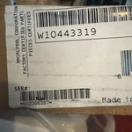 Whirlpool W10443319 Refrigerator Freezer Door Gasket White Oem Replacement. Fixed Price $61.75.