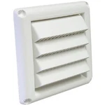 Deflecto Fresh Air Intake Vent Hood With Fixed Louvers For General White. Fixed Price $21.69.