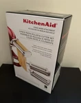 3-PIECE Pasta Roller & Cutter Attachment Set, New, By Kitchenaid. Fixed Price $100.00.