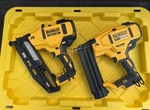 Dewalt 20V Max Xr DCN660 16GA Finish Nailer & DCN680 18GA Brad. Fixed Price $750.00.