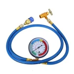 Durable Refrigeration R134A Charging Hose With Refrigerant Pressure Gauge Kit. Fixed Price $30.35.