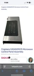 5304509575 Frigidaire Electrolux Control Panel Assembly Stainles Black Microwave. Fixed Price $199.87.