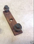 1965 1966 & Others Mustang Lh Upper Door Side Hinge Mounting Plate 5/16". Fixed Price $14.25.