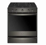 Whirlpool 30" Slide-in 5.8 Cu. Ft. Gas Smart Range WEG750H0HV. Fixed Price $1699.99.