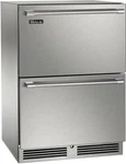 Perlick HP24FS45 24" Stainless Built-in Undercounter Freezer Drawers Nib #146940. Fixed Price $5199.00.