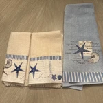 Avanti Coastal Starfish Seashell Kitchen Tea Towels Lot Beach Nautical Decor New. Fixed Price $20.00.