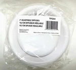 New - Deflecto 4" Diameter Adjustable Ceiling Diffuser TFGX4. Fixed Price $12.50.