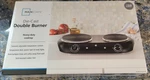 Mainstays Double Burner Electric Cooktop 1800W Portable Countertop Stove. Fixed Price $19.99.