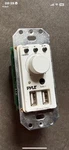 Pyle In-wall Bluetooth Audio Receiver W/ Dual Usb Charging Ports Plate. Fixed Price $10.00.