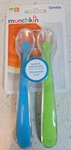 Munchkin Gentle & Safe Silicone Infant Spoons 2 Pcs Blue And Green. Fixed Price $9.99.