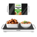 Nutrichef Electric Hot Plate Tray Dish Warmer With Black Glass Top Ideal Fo.... Fixed Price $87.87.