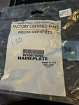 W10876598 New In Sealed Bag Whirlpool Kitchenaid Nameplate Badge. Fixed Price $38.98.