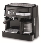 Delonghi Combi Coffee Maker Espresso Machine 9-10 Cup BCO410J-B Black. Fixed Price $556.57.