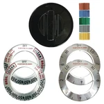 Range Kleen Black Plastic Replacement Knob Kit Electric. Fixed Price $28.85.