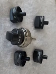 5 Piece Wolf Knob Set Black Finish DF304. Fixed Price $110.00.