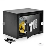 Serenelife SLSFE14 Fireproof Lock Box / Mini Safe Digital Pad Plus Keys. Fixed Price $43.99.