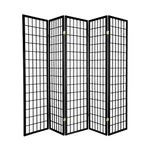 Oriental Furniture 6 Ft. Tall Window Shoji Screen - Black 5 Panels. Fixed Price $289.07.