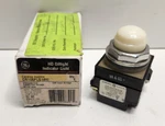 New Old Stock! General Electric 24V White Indicator Light CR104PLG18W. Fixed Price $110.46.
