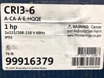 Grundfos 99916379 CRI3-6 A-ca-a-e-hqqe 1HP 115/208-230V 60HZ Nib In Usa Stock. Fixed Price $1500.00.