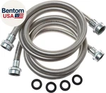 Neral Electric PM14X10005 Stainless Steel Washing Machine Hoses, 4-FOOT (2-PACK). Fixed Price $30.93.