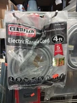 Certified Appliance Electric Range Cord 4 Ft 3 Wire Amp 125/250 Volt, 6/2 8/1. Fixed Price $17.99.
